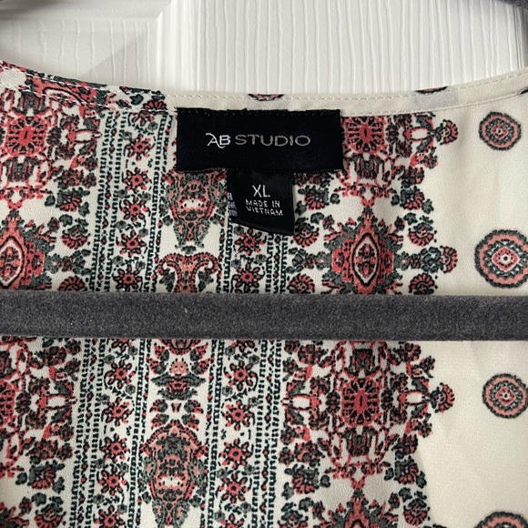 Womens boho wrap top AB Studio Size XL - Picture 3 of 4